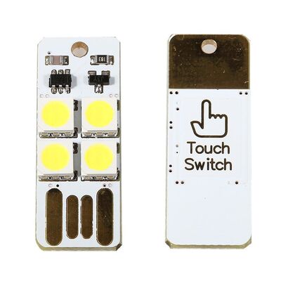 5 pc Mini USB LED Light Touch Switch Mobile Power Lighting C