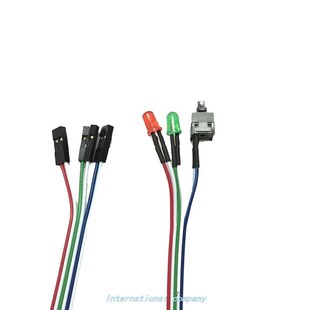 ATX PC COMPuTe MbOARd POweR CAble SwiTCh On / Off / ReS