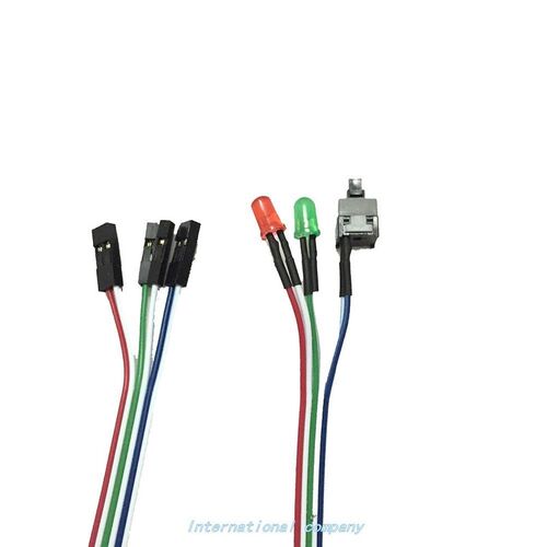 ATX PC COMPuTe MbOARd POweR CAble SwiTCh On / Off / ReS