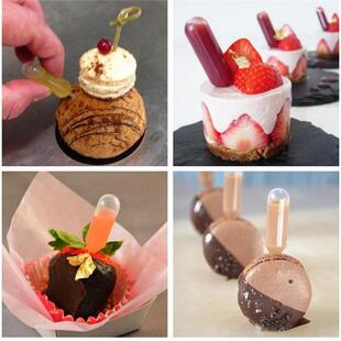 50pcs 4ml Sauce Droppers For Cupcakes Ice Cream Sauce Ketchu