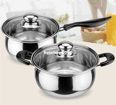 Stainless Steel pot Double Bottom Soup Pot Nonmagnetic Cooki