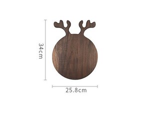 Black walnut wood cutting board steak board bread board crea