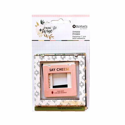 CRZCrafter Snappy Frames Chipboard Stickers Embellishments