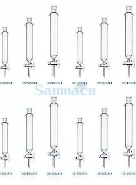 ID 16/22/30/44mm Length 200/300mm 24/29 Tube O/D 9-10mm Glas