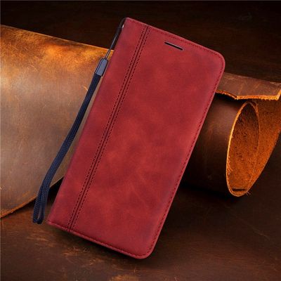 Magnetic Business Leather Case For Samsung A10 A20E A30 A40