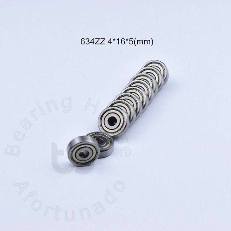 10pcs 634ZZ 4*16*5(mm) free shipping chrome steel Metal Sea