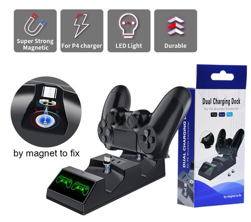 For Ps4 /Pro/Slim Wireless Controller Charger Magnet Mini U