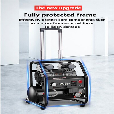 220V Small High Pressure Air Pump Air Compressor Silent Woo