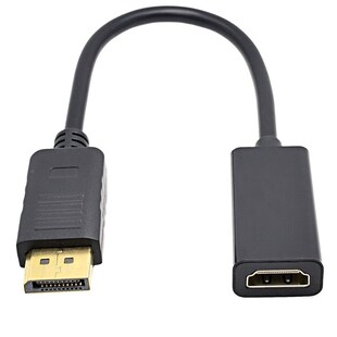 DP to HDMI Cable Adapter Male To Female For HP/DELL Laptop