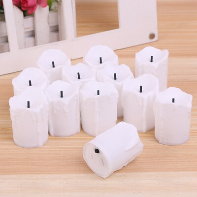 12PC Battery Powered Tealight Flameless Candle Light Romant