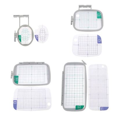 4PCS Sewing Hoop Frame Embroidery Machine Hoop Set Fit For B