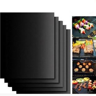 New Heat Resistant BBQ Grill Mat Copper Bakeware Mat Barbecu