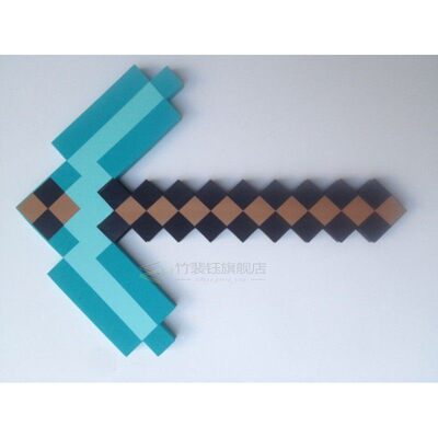 Big Size 61CM MinecrafteerMon Design Diamond Sword Pickaxe S