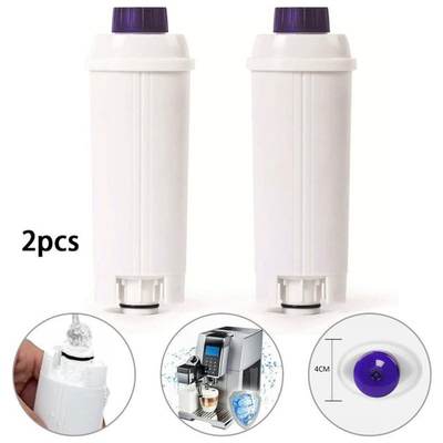 2Pcs Coffee Machine Water Filter Replacement For Delonghi Co