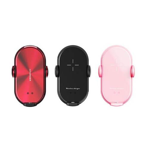 Auto Clamping 10W Car Wireless Charger Air Vent Phone Mount