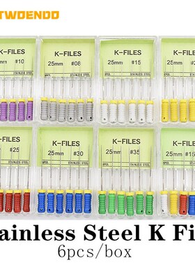 Dental Free Shipping 10boxes Stainless Steel K File 21mm 25