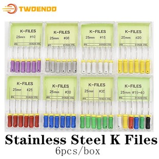 Dental Free Shipping 10boxes Stainless Steel K File 21mm 25