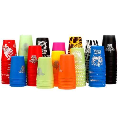 12 Pieces Quick Stacks Cups Fast Reaction Stacking Game Spo