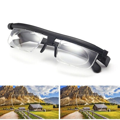 Adjustable Reading Glasses Lenses Nearsighted Farsighted Co