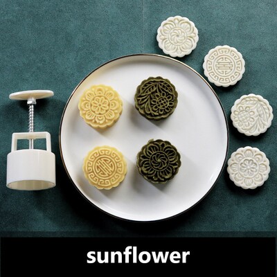 Plastic Mooncake Mold Cookie Cutter With Cookie Stamp Chocol