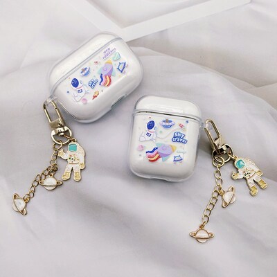 Clear Silicone Case for AirPods 1 2 Bluetooth Earphone Case