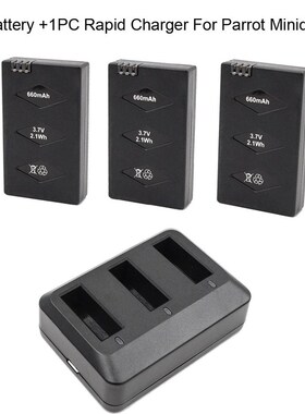 3* Battery/Set For Parrot MiniDrone Jumping Sumo Swing Mamb