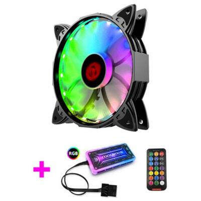 Amber Varible Color Computer PC Fan Adjust RGB Cooling Fan 1