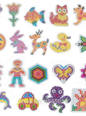 10pcs DIY Pegboards Perle Hama 5mm Perler Ironing Beads Peg