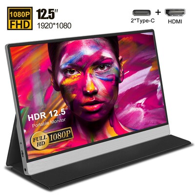 Mini 12.5'' 1080p portable monitor Type USB C  for S