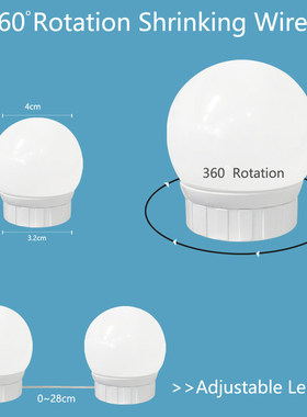 Dressing table Mirror light Hollywood Makeup vanity with Dim