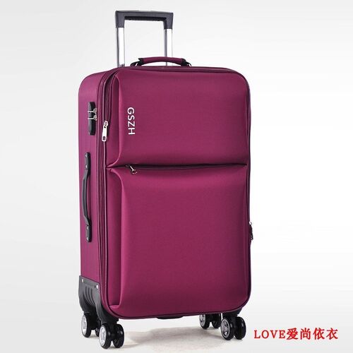 Suitcase Flight Bag Light Luggage Travel Trolley Large Case