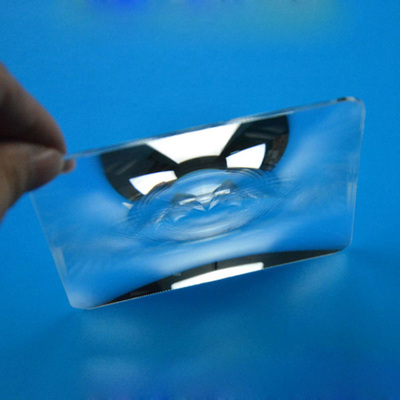 100x70mm Small Optical PMMA Plastic Fresnel Lens Solar Focal