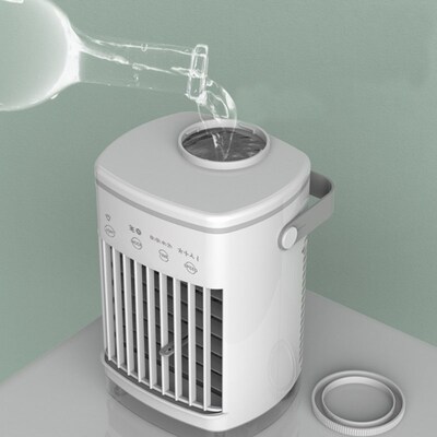 Air Conditioning Fan Air Cooler USB Desktop Leafless Fan Hou
