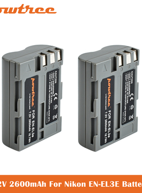 7.2V 2600mAh For Nikon EN EL3e, EL3, EL3a, D700, D300s, D30