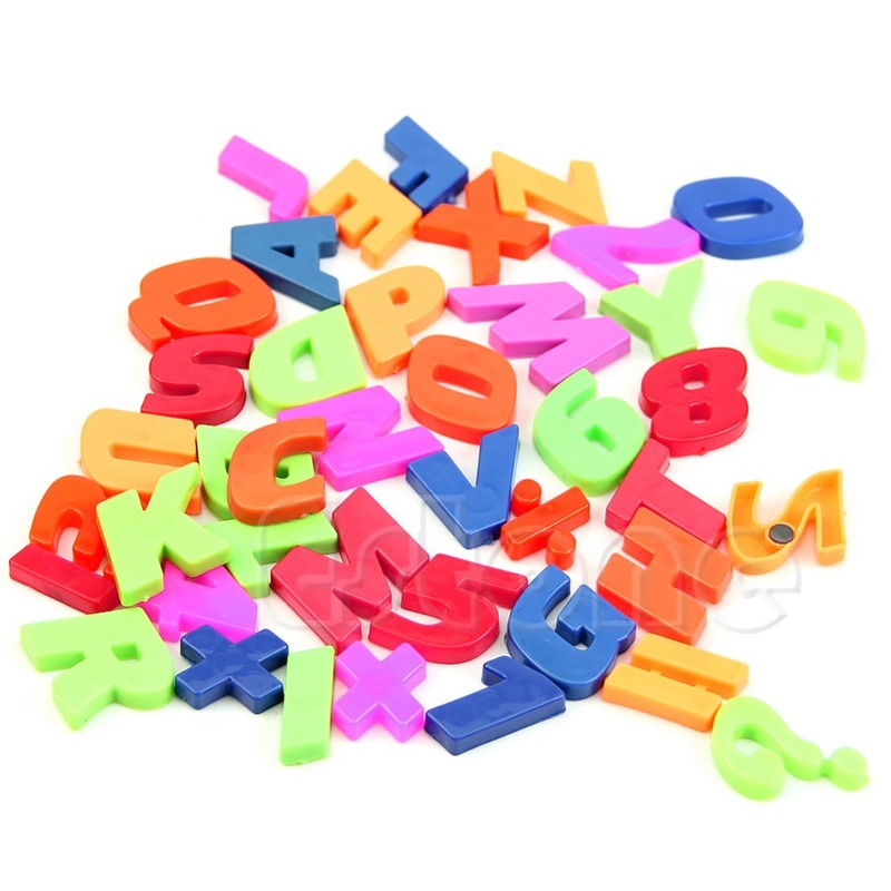 42pcs/set Magnets Teaching Alphabet Colorful Magnetic Fridge