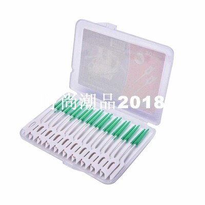 20 Pcs Interdental Brush Dental Rubber Interdental Cleaning