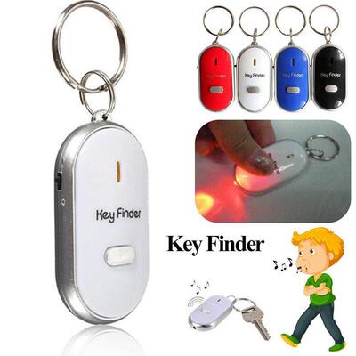 Key Finder Anti-Lost Smart Key With LED Torch Whistle Key Fi