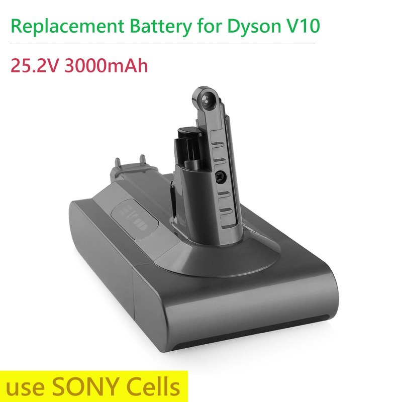 Replacement Battery for Dyson V10 Real 3000mAh 25.2V High Q