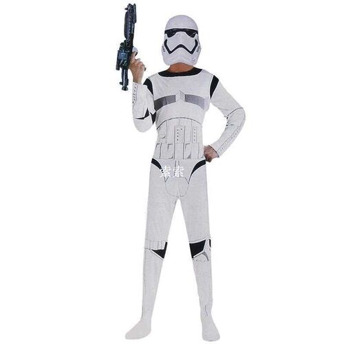 Movie Star Wars Clone Trooper White Soldiers Cosplay Costume