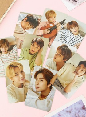 9Pcs/Set NCT 127 Photo Card Poster Lomo Cards Self Made Pap