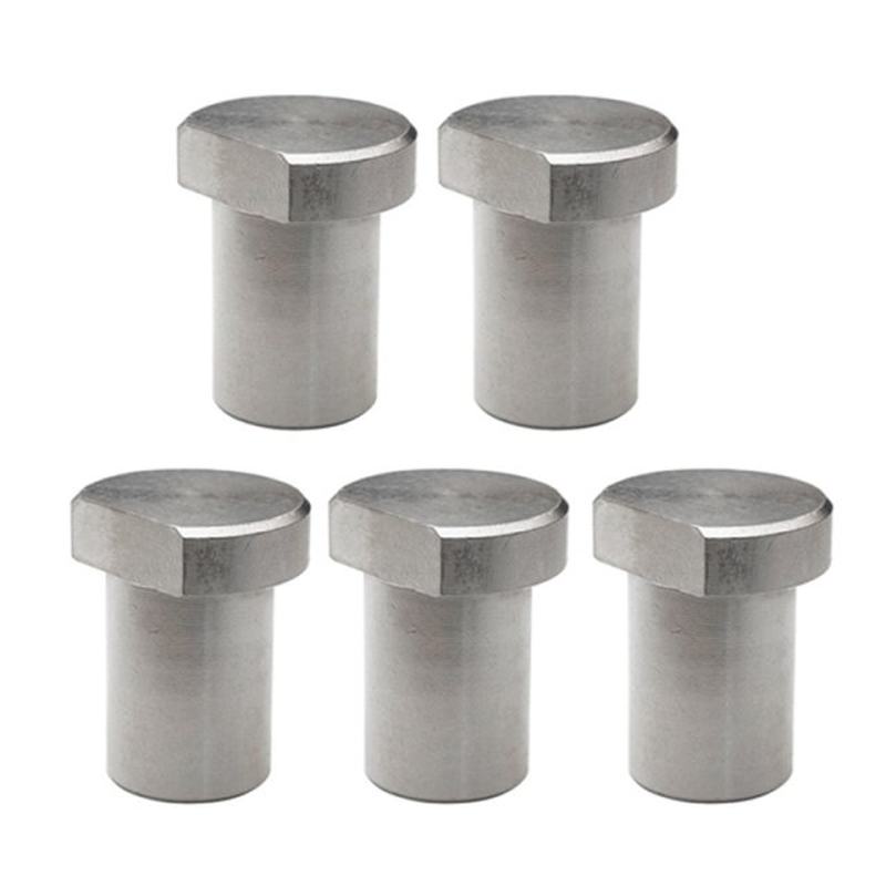 5Pcs Stainless Steel Workbench Peg Brake Stops Clamp 19mm Do