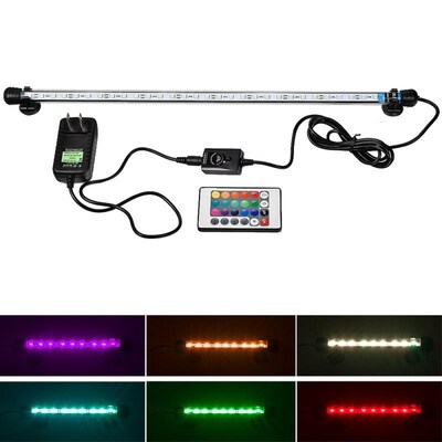 Aquarium Light 57cm Gglass Tube 5050 RGB LED Aquarium Fish T