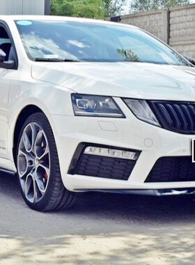 Octavia 2013 2020 Max Design Front Lip VRS V2 St., Piano Bl