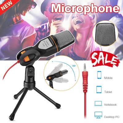 Tabletop Wired Condenser Professional Computer Microphone S