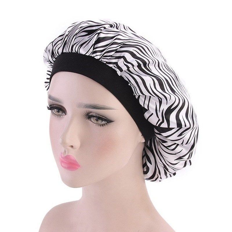 hair satin bonnet for sleeping shower cap silk bonnet