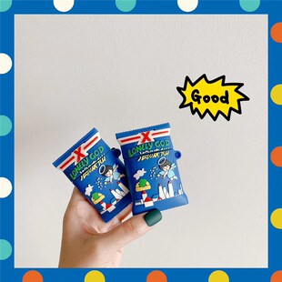 For Apple AirPods 1 2 Case 3D Cute Cartoon Snacks Chips Wir