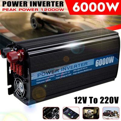 12000W Peak Car Inverters Modified Sine Wave Solar Power DC