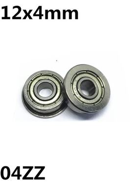 50Pcs F604ZZ 4x12x4 mm Flange Ball Bearings Deep Groove Ball