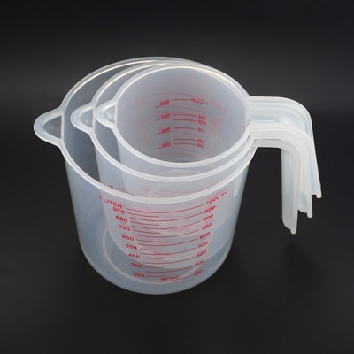 250/500/1000ML Plastic Measuring  Jug Pour Spout Surface Kit