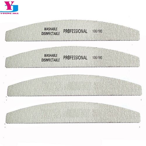 High Quality 5pcs Boat Grey Sanding Nail Files Buffer Dispo